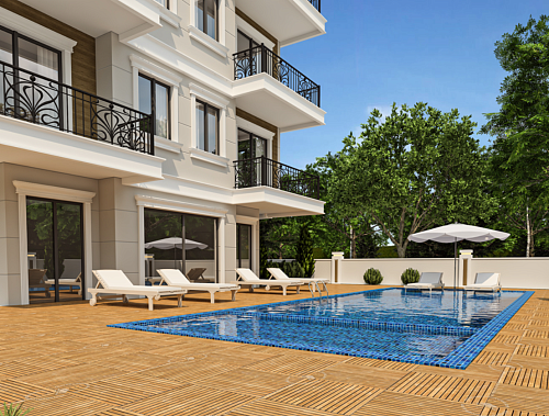 Апартаменты в Алании, Турция, 43 м2 фото 1