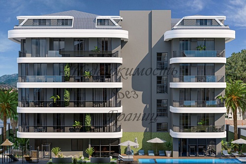 Апартаменты в Алании, Турция, 44 м2 фото 1