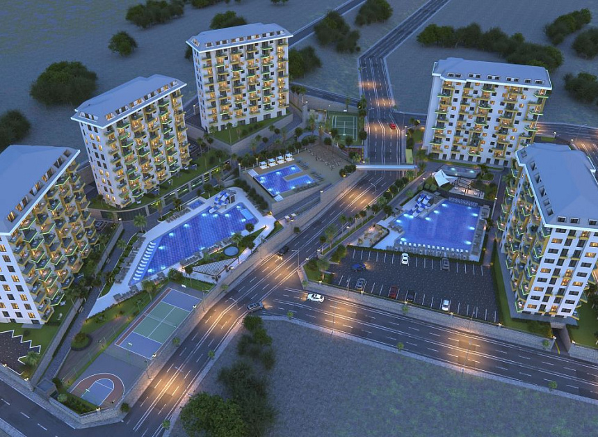 Квартира в Алании, Турция, 48 м2