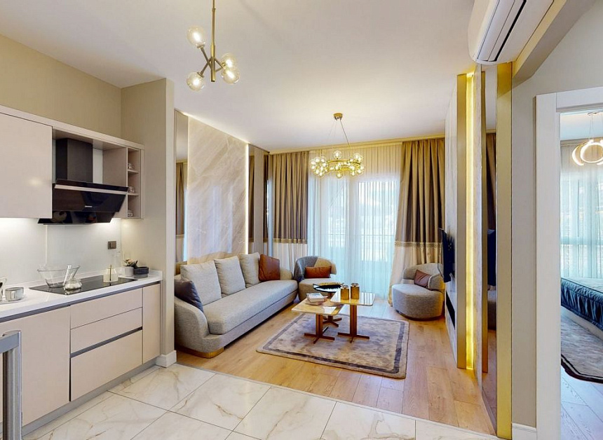 Апартаменты в Стамбуле, Турция, 38.5 м2