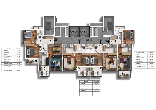 Апартаменты в Мерсине, Турция, 65 м2 фото 1