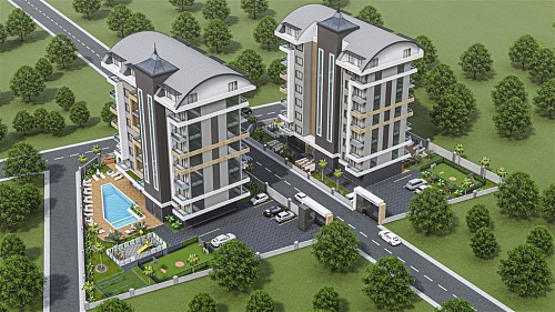 Апартаменты в Алании, Турция, 45 м2 фото 1