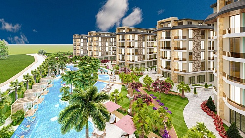 Апартаменты в Алании, Турция, 51 м2 фото 1