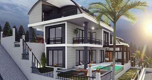 Вилла в Алании, Турция, 405 м2 фото 1