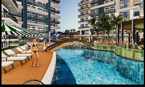 Апартаменты в Алании, Турция, 60 м2 фото 1