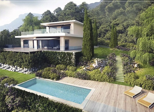 Вилла в Рокбрюн-Кап-Мартен, Франция, 200 м2 фото 1