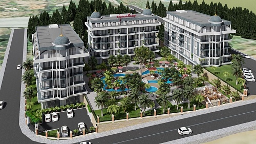 Апартаменты в Алании, Турция, 50 м2 фото 1