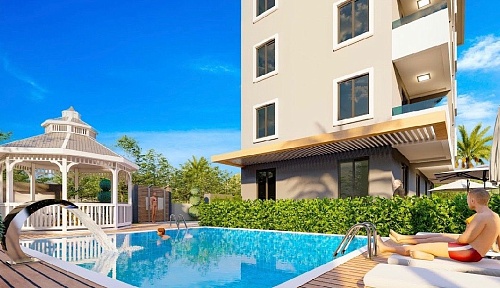 Квартира в Алании, Турция, 49 м2 фото 1