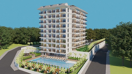 Квартира в Авсалларе, Турция, 45 м2 фото 1