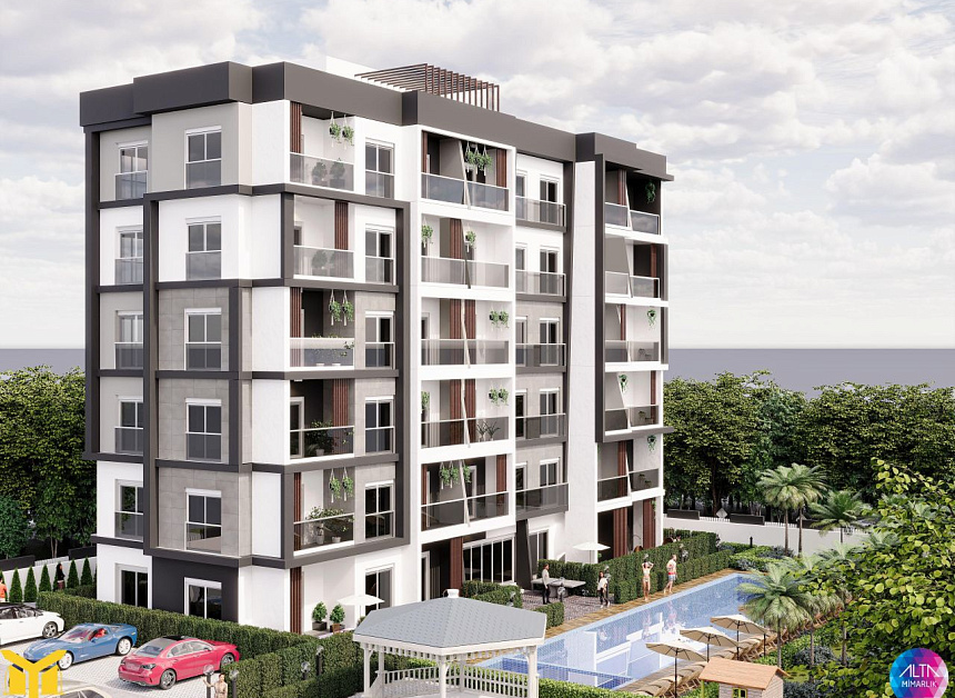 Квартира в Анталии, Турция, 52 м2