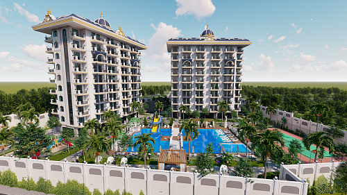 Апартаменты в Алании, Турция, 55 м2 фото 1