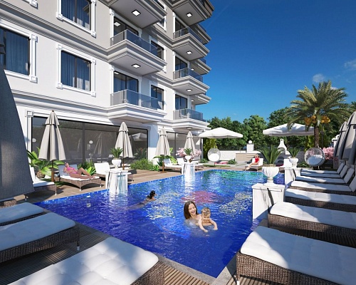 Апартаменты в Алании, Турция, 54 м2 фото 1