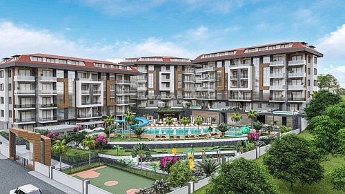 Апартаменты в Алании, Турция, 45 м2 фото 1