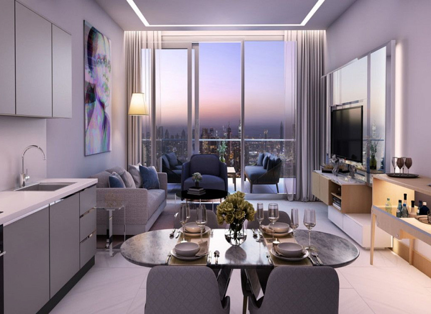 Студия в Дубае, ОАЭ, 62 м2