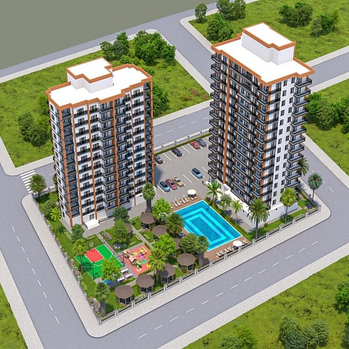 Квартира в Мерсине, Турция, 43 м2 фото 1
