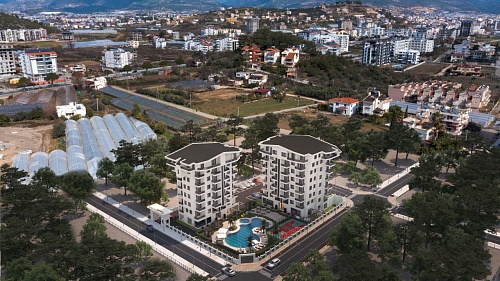 Апартаменты в Газипаше, Турция, 49 м2 фото 1