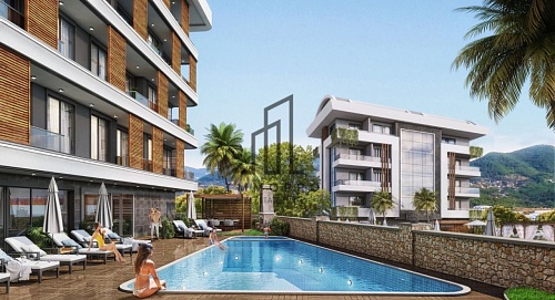 Апартаменты в Алании, Турция, 40 м2 фото 1