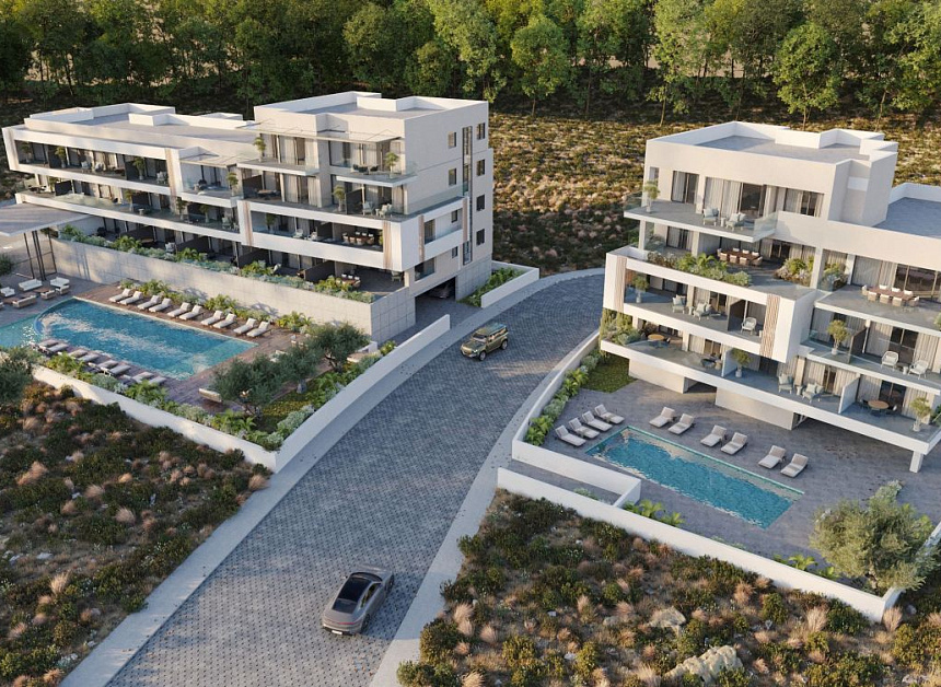 Апартаменты в Пафосе, Кипр, 87 м2