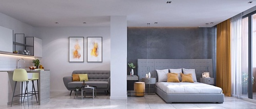 Студия в Афинах, Греция, 45 м2 фото 1
