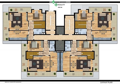 Пентхаус в Конаклы, Турция, 145 м2 фото 1