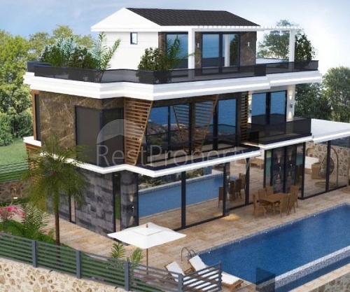 Вилла в Калкане, Турция, 450 м2 фото 1