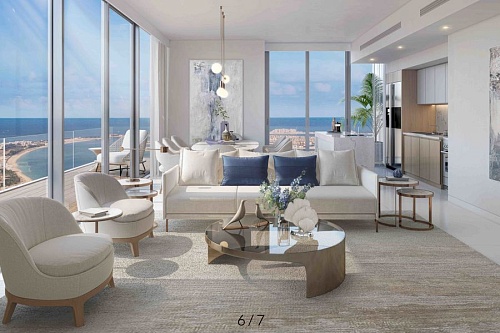 Апартаменты Emaar Beachfront, ОАЭ, 72 м2 фото 1