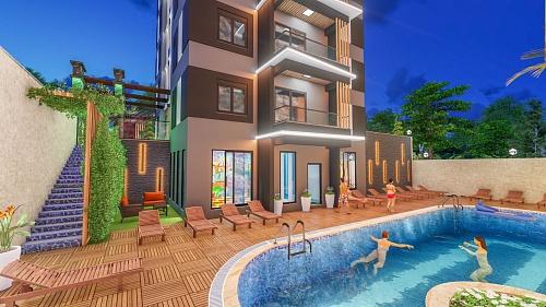 Апартаменты в Авсалларе, Турция, 50 м2 фото 1
