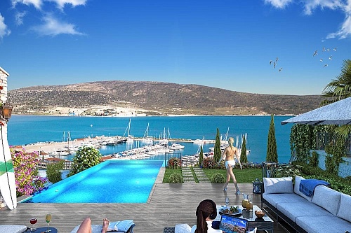 Пентхаус Чешме, Алачаты, Турция, 59 м2 фото 1
