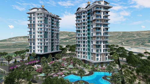 Апартаменты в Алании, Турция, 40 м2 фото 1