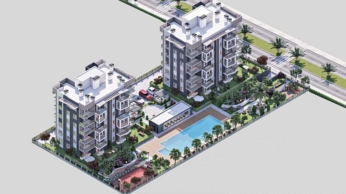 Квартира в Анталии, Турция, 82 м2 фото 1