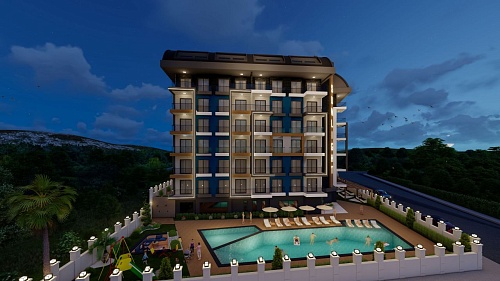 Апартаменты в Газипаше, Турция, 40 м2 фото 1