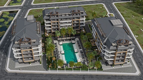Апартаменты в Алании, Турция, 59 м2 фото 1