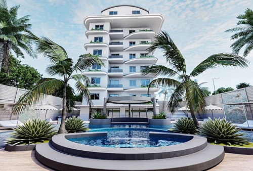 Квартира в Алании, Турция, 55 м2 фото 1