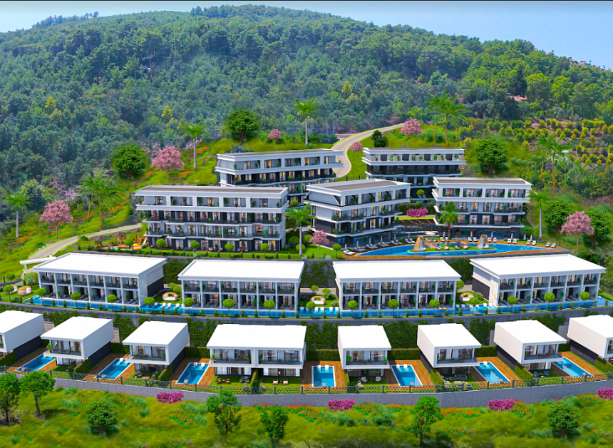 Квартира в Алании, Турция, 50 м2