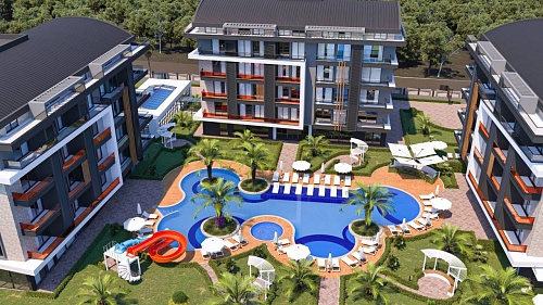 Апартаменты в Алании, Турция, 55 м2 фото 1