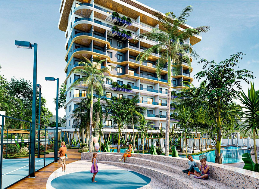 Квартира в Алании, Турция, 48 м2