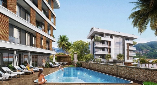 Апартаменты в Алании, Турция, 45 м2 фото 1