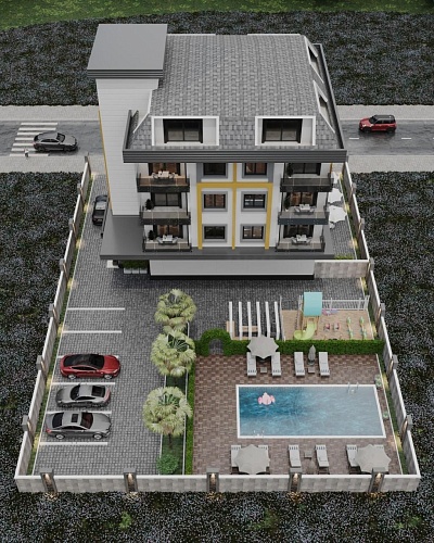 Квартира в Кестеле, Турция, 50 м2 фото 1