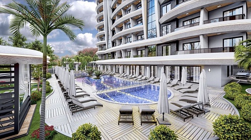 Апартаменты в Алании, Турция, 55 м2 фото 1