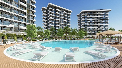 Квартира в Алании, Турция, 52 м2 фото 1