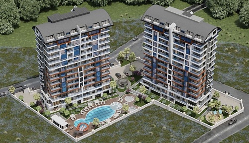 Апартаменты в Алании, Турция, 55 м2 фото 1