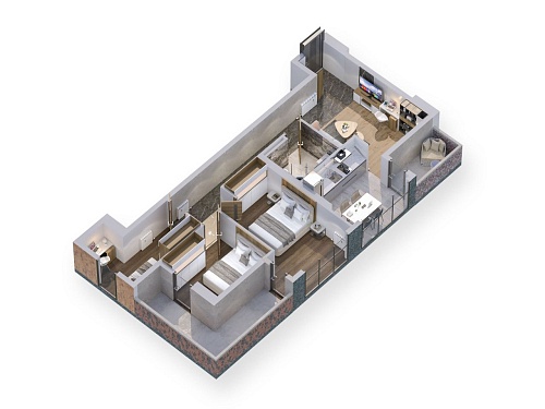 Квартира в Батуми, Грузия, 80.4 м2 фото 1