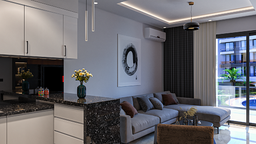 Квартира в Алании, Турция, 54 м2 фото 1