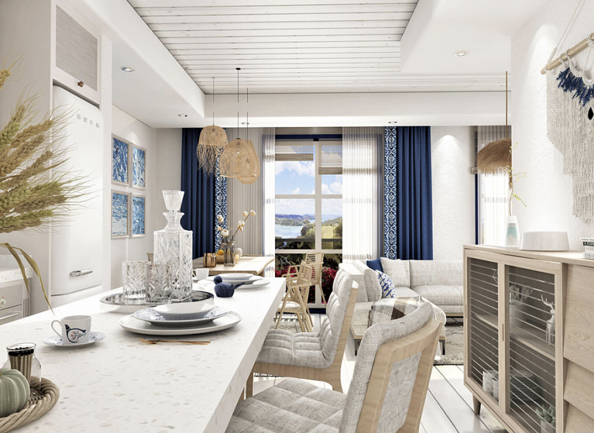 Квартира в Бодруме, Турция, 62 м2