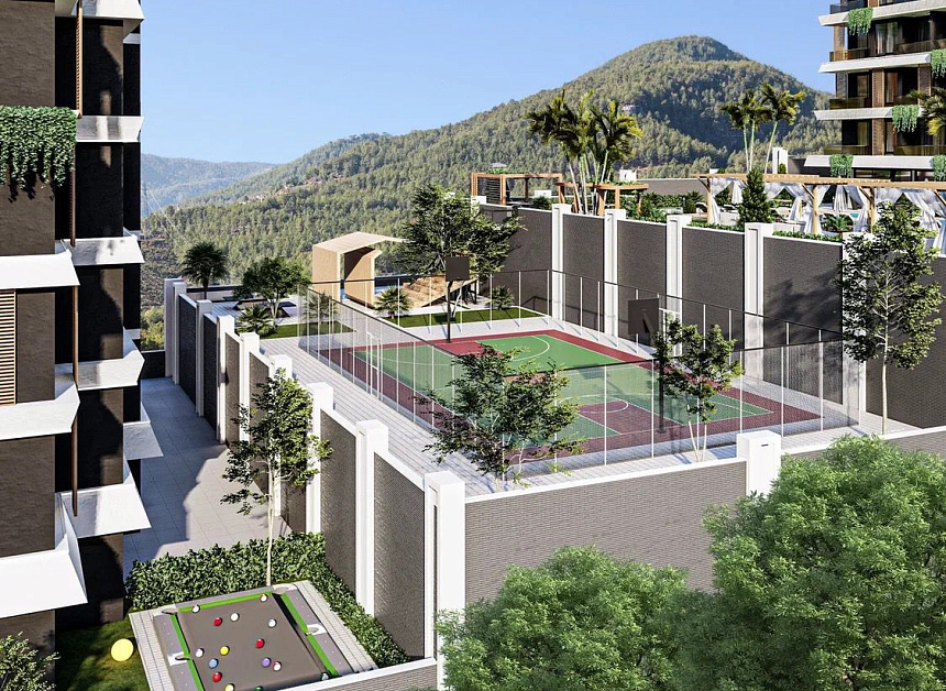 Апартаменты в Алании, Турция, 47 м2