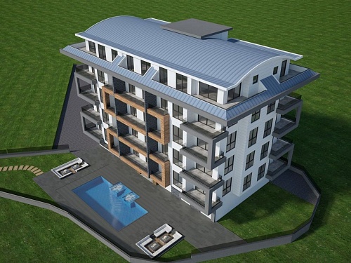 Апартаменты в Алании, Турция, 50.7 м2 фото 1
