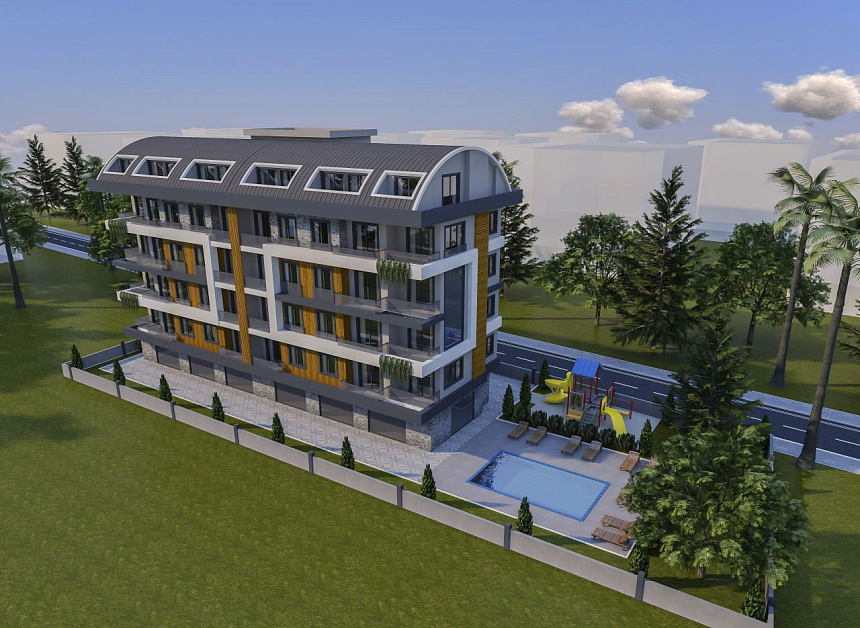 Квартира в Алании, Турция, 54 м2