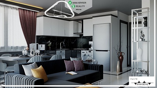 Апартаменты в Алании, Турция, 60 м2 фото 1