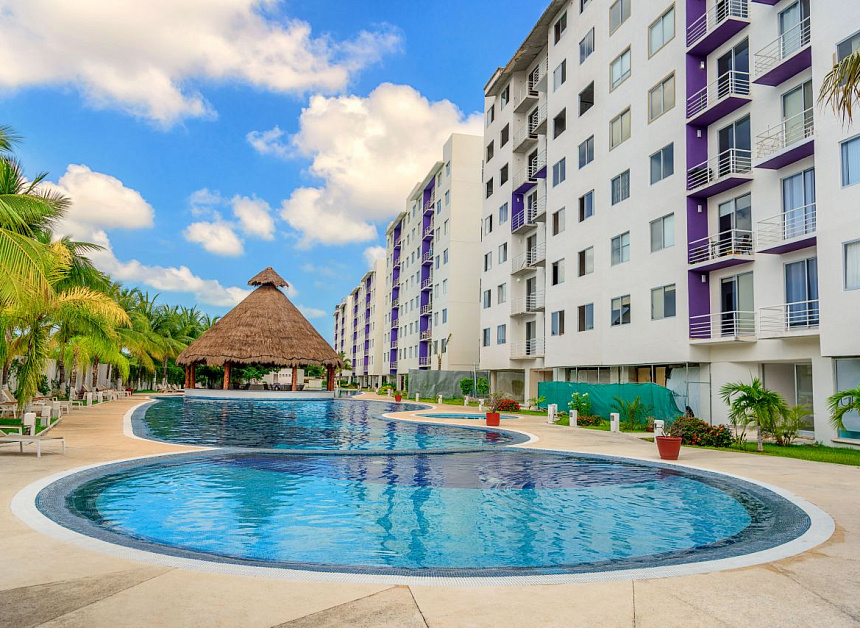 Квартира Канкун, Мексика, 78 м2