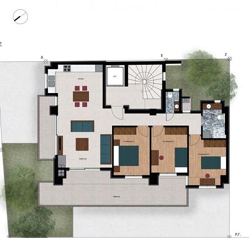 Апартаменты в Салониках, Греция, 135 м2 фото 1